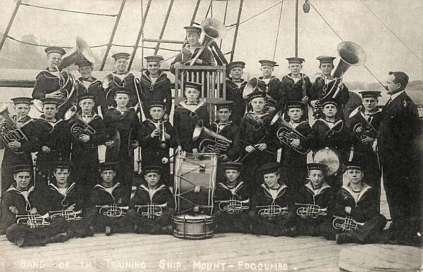 Training Ship, Mount Edgcumbe Band, Saltash, Cornwall