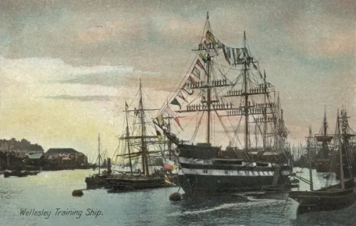 Framed Print : Training Ship Wellesley, North Shields, Northumberland Framed Print : Training Ship Wellesley, North Shields, Northumberland