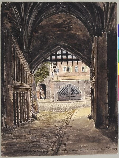 The Traitors Gate from the Bloody Tower, London