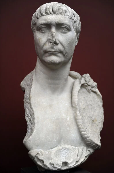 Trajan (53-117 AD). Roman emperor. Bust. Carlsberg Glyptotek