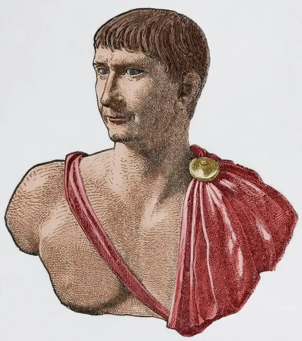 Framed Print : Trajan (53-117). Roman emperor (98-117). Engraving Framed Print : Trajan (53-117). Roman emperor (98-117). Engraving