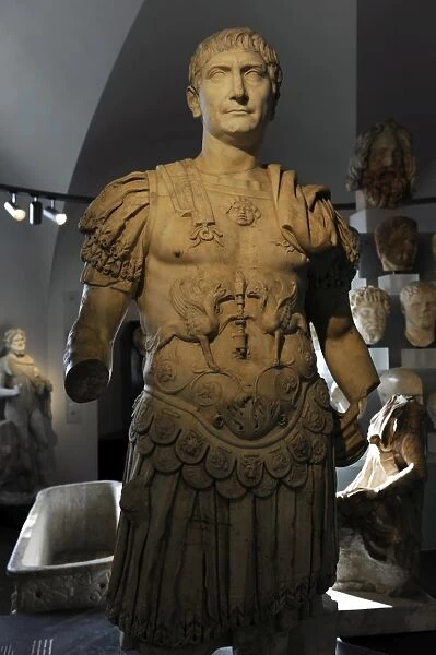 Trajan (53-177 A. D. ). Roman Emperor. Sculture. Ny Carlsberg