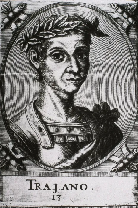 Framed Print : TRAJAN, Marcus Ulpius Traianus (53-117) Framed Print : TRAJAN, Marcus Ulpius Traianus (53-117)