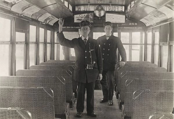Tram conductors, New York