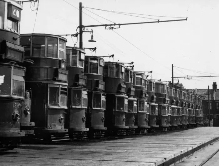 Framed Print : Tram Graveyard Framed Print : Tram Graveyard