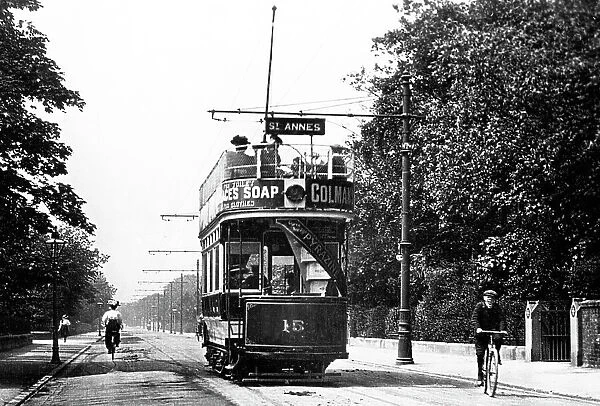 Tram, Lytham St Annes early 1900's