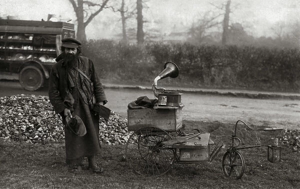 Tramp with Gramophone