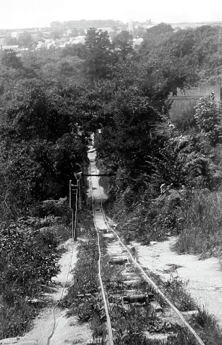 Framed Print : Tramway, Tregargus China Clay Quarry, St Stephen, Cornwall Framed Print : Tramway, Tregargus China Clay Quarry, St Stephen, Cornwall