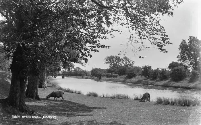 Framed Print : Tranquil Scene at Hythe Canal Framed Print : Tranquil Scene at Hythe Canal