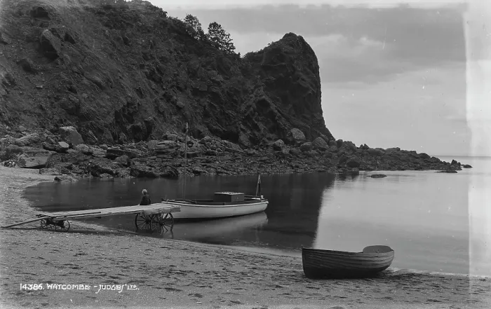 Framed Print : Tranquil Waters at Watcombe Framed Print : Tranquil Waters at Watcombe