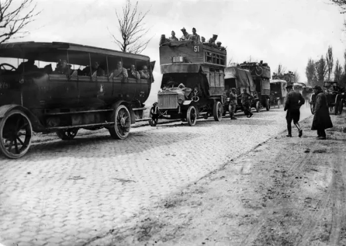 Framed Print : Transportation of British and French troops, WW1 Framed Print : Transportation of British and French troops, WW1