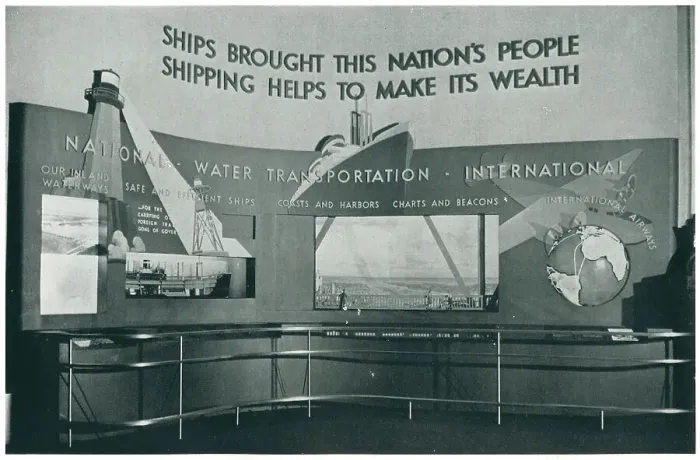Framed Print : Transportation And Communication Exhibit, New York Framed Print : Transportation And Communication Exhibit, New York
