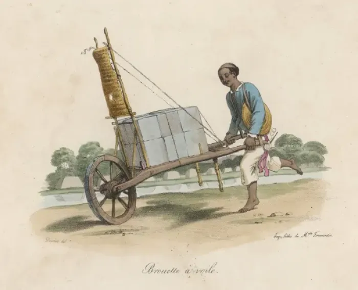 Framed Print : Transporting Cut Stone Framed Print : Transporting Cut Stone
