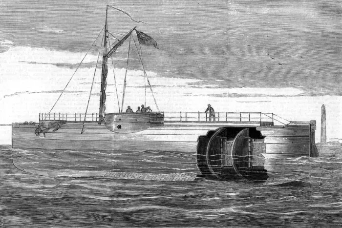 Framed Print : Transporting the obelisk: Cleopatras needle at sea 1877 Framed Print : Transporting the obelisk: Cleopatras needle at sea 1877
