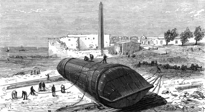 Framed Print : Transporting the obelisk: embarkation of Cleopatras needle Framed Print : Transporting the obelisk: embarkation of Cleopatras needle