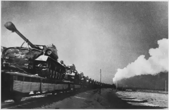 Framed Print : Transporting Tanks Framed Print : Transporting Tanks