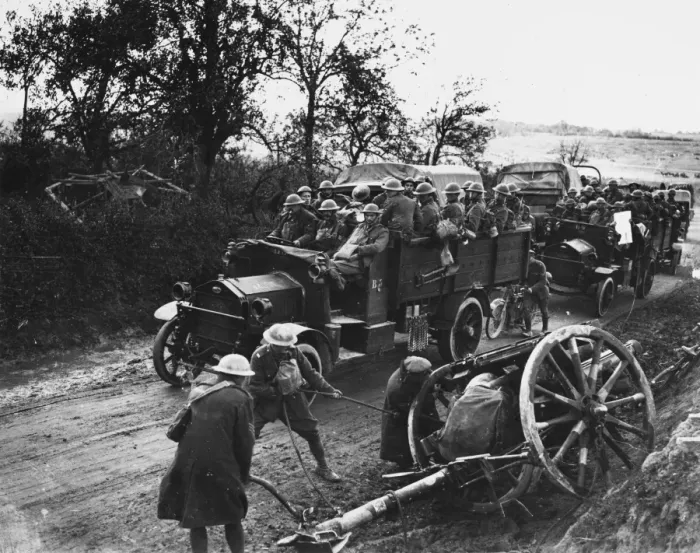 Framed Print : Transporting troops 1918 Framed Print : Transporting troops 1918