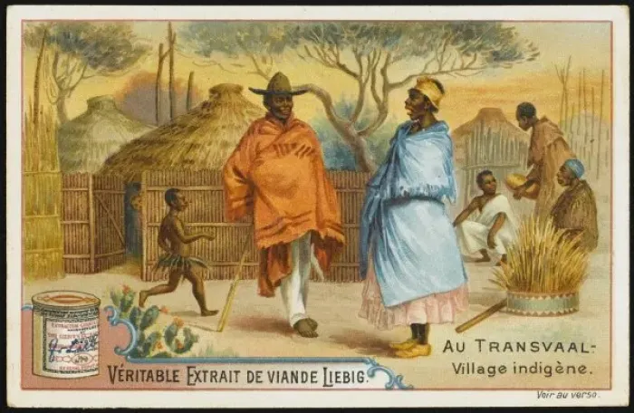Framed Print : Transvaal Native Village Framed Print : Transvaal Native Village