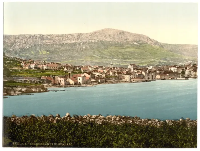 Framed Print : Trau, general view, Dalmatia, Austro-Hungary Framed Print : Trau, general view, Dalmatia, Austro-Hungary