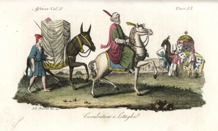 Framed Print : Travel methods of the Berbers in Algeria Framed Print : Travel methods of the Berbers in Algeria