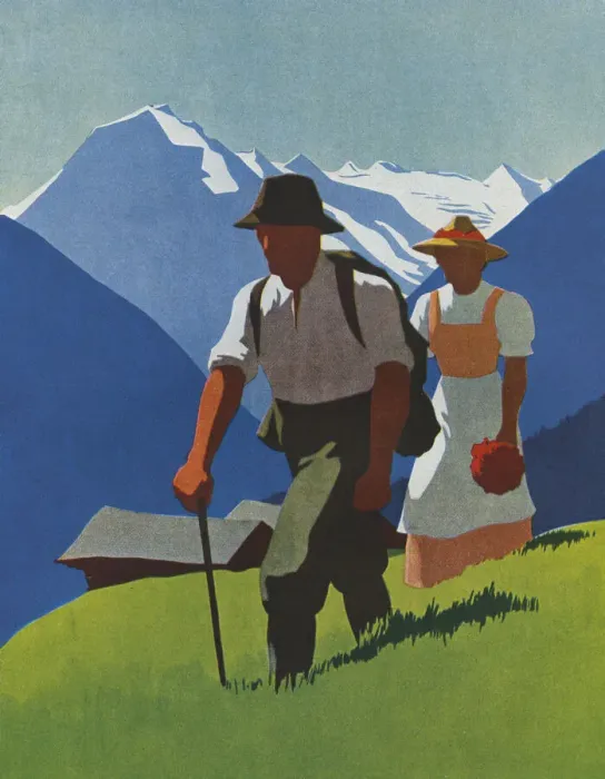 Framed Print : Travel poster (Austrian Tyrol) Framed Print : Travel poster (Austrian Tyrol)