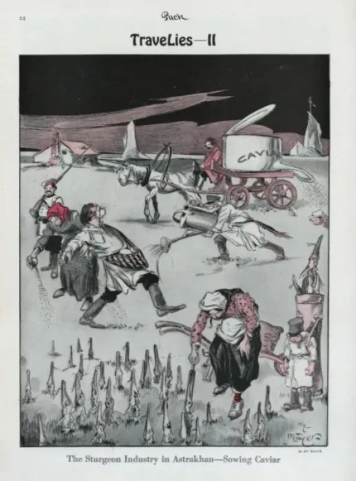 Framed Print : Travelies. II, The sturgeon industry in Astrakhan - sowing c Framed Print : Travelies. II, The sturgeon industry in Astrakhan - sowing c