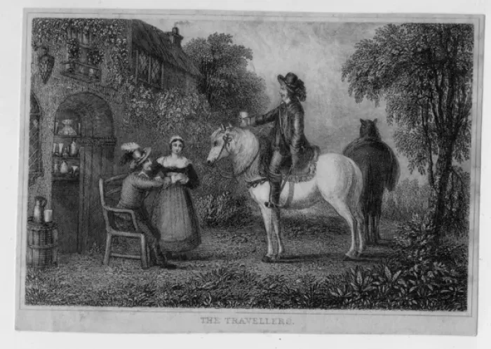 Framed Print : The Travellers Framed Print : The Travellers