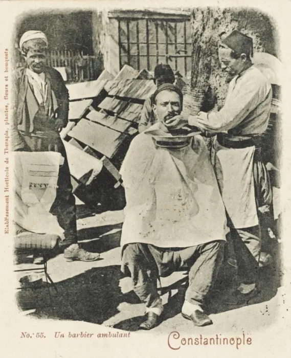 Framed Print : Travelling Barber - Turkey Framed Print : Travelling Barber - Turkey