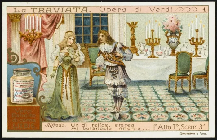 Framed Print : Traviata - Liebig - 1 Framed Print : Traviata - Liebig - 1