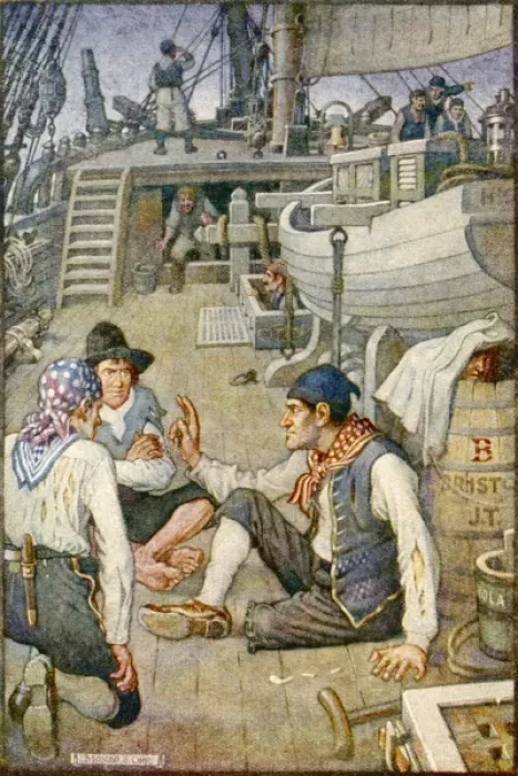 Framed Print : Treasure Island / Pirates Framed Print : Treasure Island / Pirates