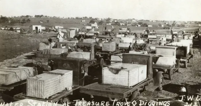 Framed Print : Treasure Trove diggings, North West Province, South Africa Framed Print : Treasure Trove diggings, North West Province, South Africa
