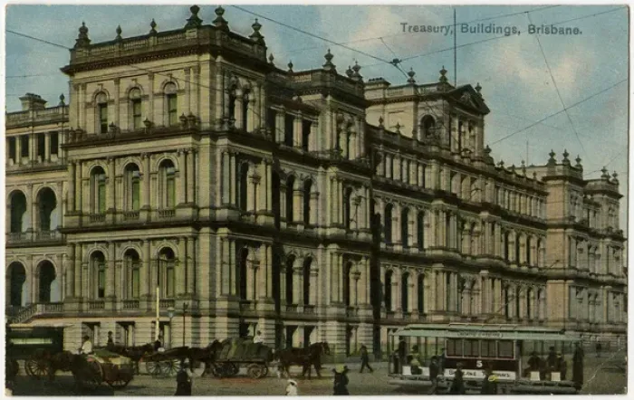 Framed Print : Treasury Buildings, Brisbane, Queensland, Australia Framed Print : Treasury Buildings, Brisbane, Queensland, Australia