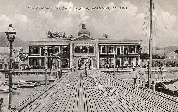 The Treasury and Landing Place, Basseterre, St Kitts & Nevis