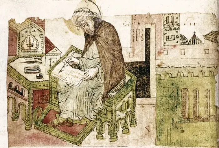 Framed Print : Treatise on medicine, 14th - 15th centuries