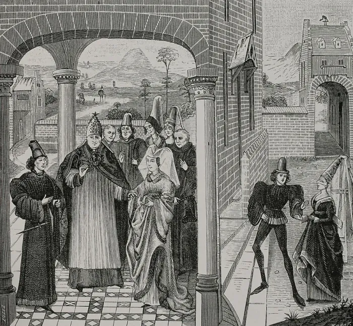 Framed Print : Treaty of Arras. Concluded in October 1191. Engraving Framed Print : Treaty of Arras. Concluded in October 1191. Engraving