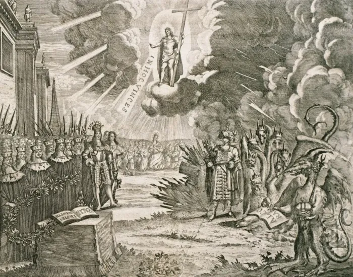 Framed Print : Treaty of Karlowitz. Signed on January 26, 1699. Engraving Framed Print : Treaty of Karlowitz. Signed on January 26, 1699. Engraving
