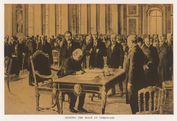 Framed Print : Treaty of Versailles Framed Print : Treaty of Versailles