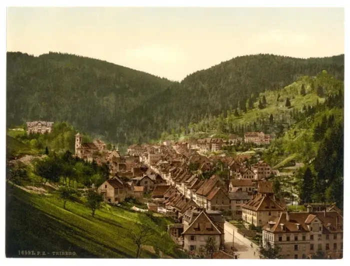 Framed Print : Treiberg, general view, Black Forest, Baden, Germany Framed Print : Treiberg, general view, Black Forest, Baden, Germany