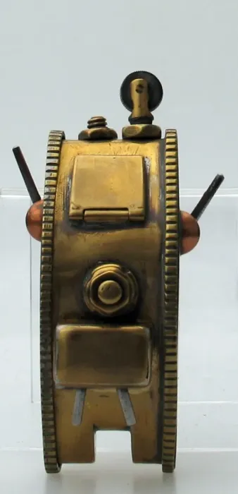 Framed Print : Trench Art lighter in the shape of a WWI tank Framed Print : Trench Art lighter in the shape of a WWI tank