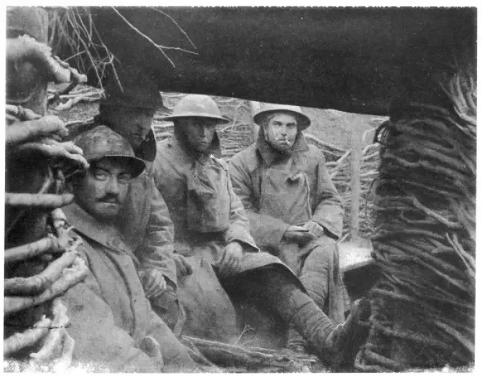 Framed Print : Trench Camaraderie 1917 Framed Print : Trench Camaraderie 1917