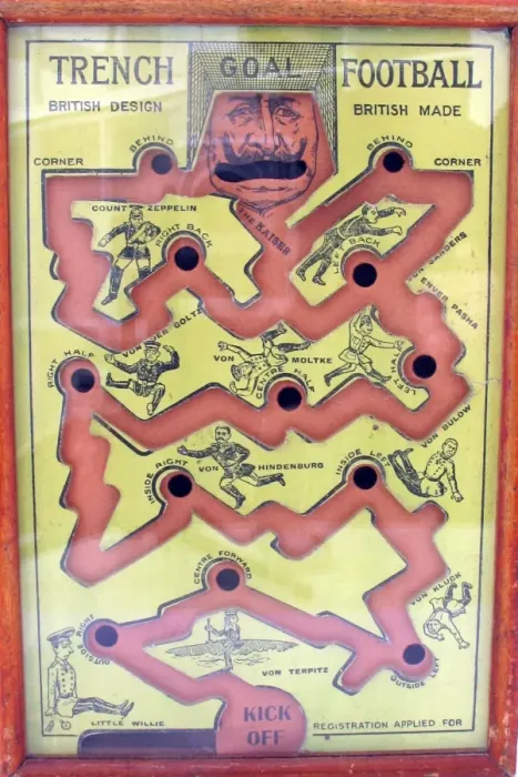 Framed Print : Trench Football Game. (The Great International Game) Framed Print : Trench Football Game. (The Great International Game)