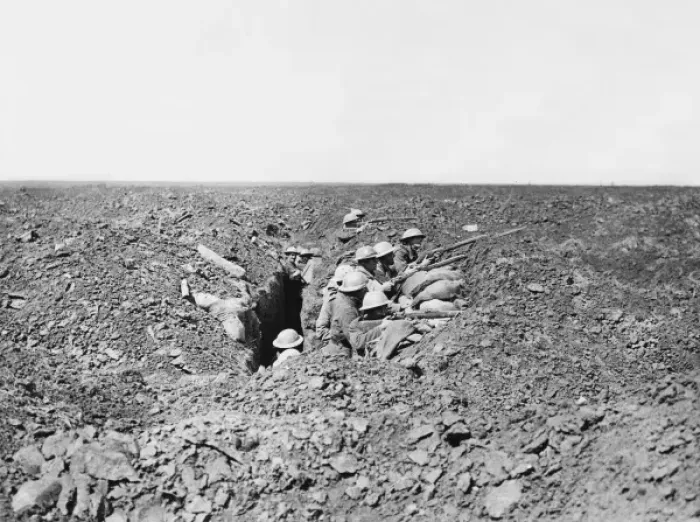 Framed Print : Trench near Martinpuich Framed Print : Trench near Martinpuich