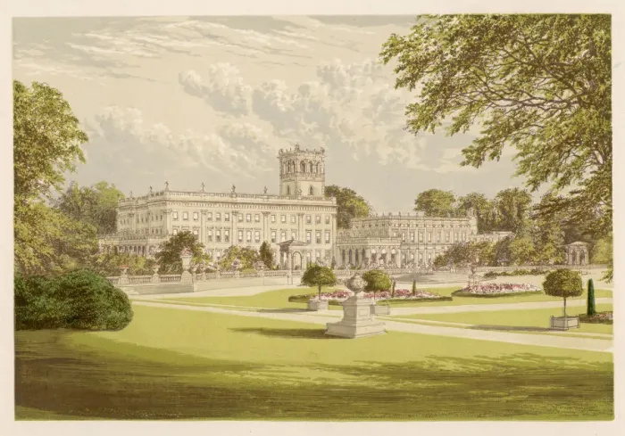 Framed Print : Trentham Hall 1879 Framed Print : Trentham Hall 1879