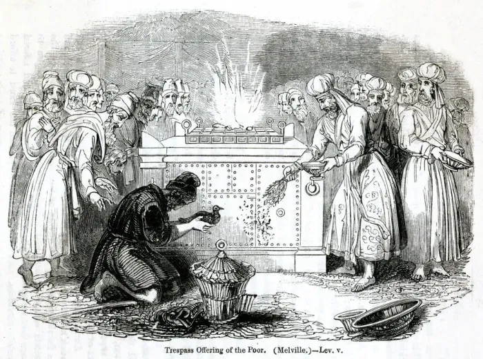 Framed Print : Trespass Offering of the Poor 1840 Framed Print : Trespass Offering of the Poor 1840