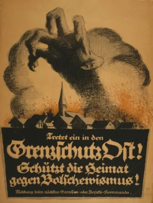 Framed Print : Tretet ein in den Grenzschutz Ost! Schutz die Heimat gegen B Framed Print : Tretet ein in den Grenzschutz Ost! Schutz die Heimat gegen B