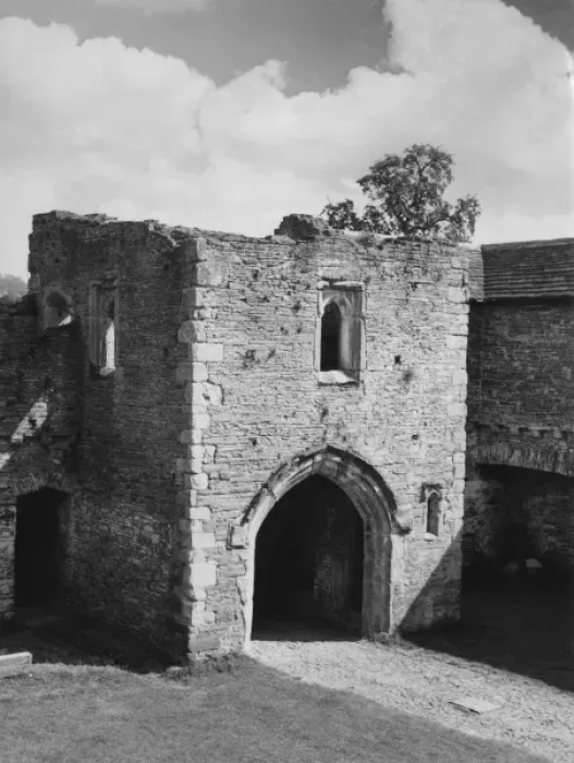 Framed Print : Tretower Court Gateway Framed Print : Tretower Court Gateway