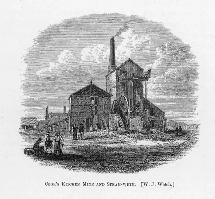 Framed Print : Trevithicks Steam-Whim Framed Print : Trevithicks Steam-Whim