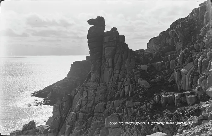 Framed Print : Trewavas Head Rock Formation Framed Print : Trewavas Head Rock Formation