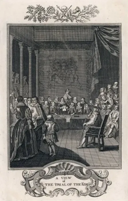Framed Print : The Trial of Charles I Framed Print : The Trial of Charles I
