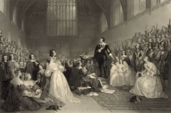 Framed Print : The trial of Earl Strafford, in Westminster Hall 1641 Framed Print : The trial of Earl Strafford, in Westminster Hall 1641
